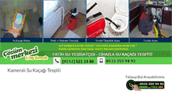 Desktop Screenshot of fatihtesisatci.com